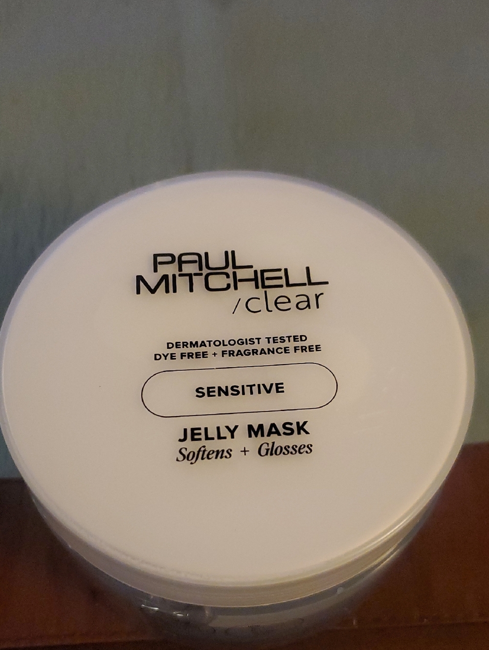 Paul Mitchell Clear Sensitive Jelly Mask - White Lid
